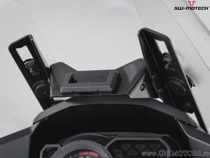 GPS-Halterung Cockpit mit QUICK-LOCK und schwarzer Farbe - Kawasaki Versys 1000 ('14-'17) - SW-Motech