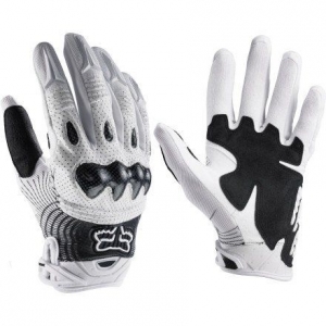 Guantes Enduro/Cross Bomber [Blanco/Negro]: Talla - S