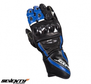 Guanti da corsa estivi da uomo modello Seventy SD-R2 nero/blu