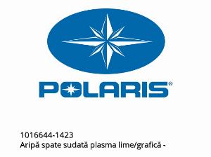 Guarda-lamas traseiro plasma lime/gfx - 1016644-1423 - Polaris