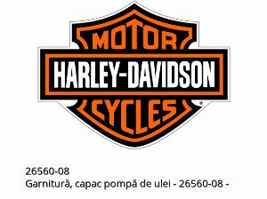 Guarnizione, coperchio pompa olio - 26560-08 - Harley-Davidson