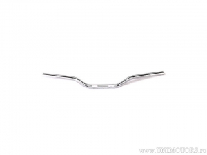 Guidão de aço cromado Superbike com diâmetro de 22mm e comprimento de 810mm - Fehling