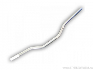 Guidão de aço cromado Touring com diâmetro de 22mm e comprimento de 750mm - Fehling