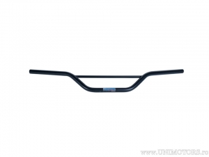 Guidão de aço preto com reforço Enduro/Cross de diâmetro 22mm e comprimento 795mm - Fehling