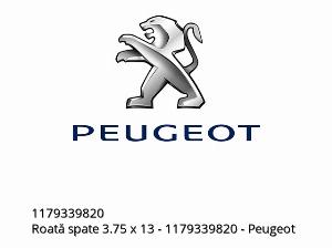 Hátsó kerék 3,75 x 13 - 1179339820 - Peugeot