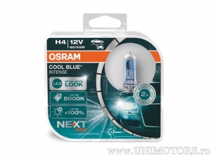 H4 P43t-38 Cool Blue Intense 12V 60/55W set 2pcs - Osram