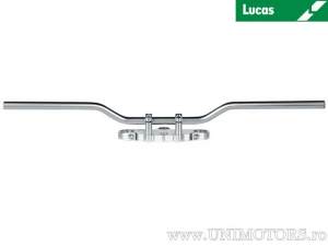 Handlebar chrome steel Speedfighter diameter 25.4mm and length 860mm without cable passage housing - Lucas TRW