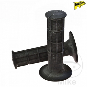 Handlebar grips set black Magura D: 22 mm L: 125 mm closed - JM