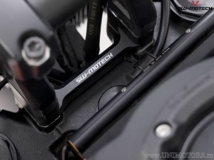 Handlebar riser set 30 mm - material: aluminum - color: black - Harley Davidson Pan America 1250 ('21-) - SW-Motech