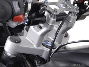 Handlebar riser set 30 mm - material: aluminum - color: silver - BMW R1200GS / Adventure ('08-) - SW-Motech