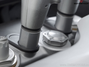 Handlebar riser set 30 mm - material: aluminum - color: silver - Triumph Tiger 1200 ('22-) - SW-Motech