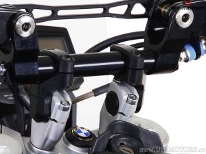 Handlebar Riser Set 50-60 mm - material: aluminum - color: black - BMW G 650 ('06-'09) - SW-Motech