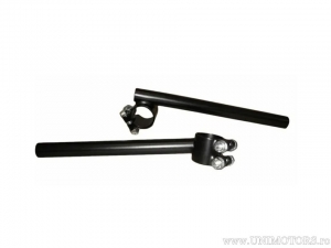 Handlebar steel black set diameter 22mm attachment D: 38mm length 265mm - Fehling
