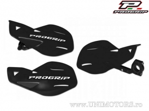 Handprotektoren offen Set schwarz Farbe 5630 - Montagesatz inklusive - Progrip