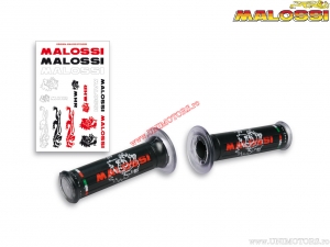 Handvatten (met gesloten zijde / diameter 30mm) - zwart - Malossi