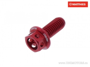 Hatlap hatlap Pro Bolt M5 x 0.80 x 12 mm alumínium Racing piros - JM
