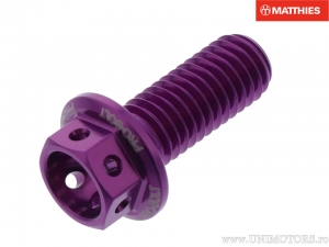 Hatlap hatlap Pro Bolt M8 x 1.25 x 20 mm aluminiu Racing lila - JM