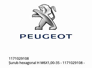 Hatlapfejű csavar HM6X1,00-35 - 1171029108 - Peugeot