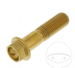 Hatlapos csavar Pro Bolt M10 x 1.25 x 40 mm inox A4 arany - JM