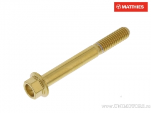 Hatlapos csavar Pro Bolt M6 x 1.00 x 50 mm rozsdamentes acél A4 arany - JM