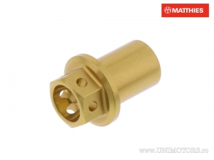 Hatszögletű kupak Pro Bolt M5 x 0.80 x 11 mm alumínium arany színű - JM