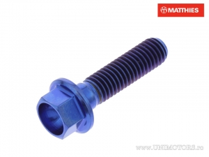 Hatszögletű sapka csavar Pro Bolt M5 x 0.80 x 20 mm titán kék - JM