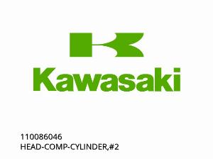 HEAD-COMP-CYLINDER,#2 - 110086046 - Kawasaki