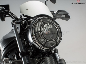 Headlight guard - material: steel - color: black - Suzuki SV650 ABS ('15-) - SW-Motech