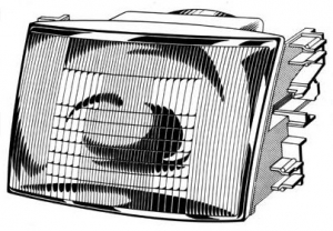 Headlight - Piaggio Sfera 50-80-125cc / Sfera Maguillage 2 / RST 2T 50cc - Bosatta