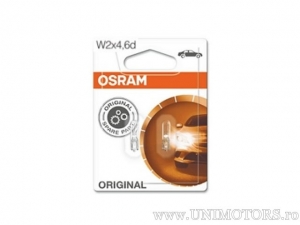 Headlight without base W2W W2X4.6D 12V 2W blister set 2 pieces - Osram