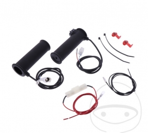 Heated grips 3 positions Daytona 12V for handlebar 25.4 mm (1") with integrated switch - JM