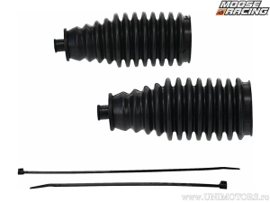 Heavy Duty Steering Tie Rod Boot Set - Material: Polyurethane - Color: Black - Moose