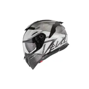 Helm Devil Carbon MN - Glans, Grijs, Wit - Volwassene - 2XL - 010118234