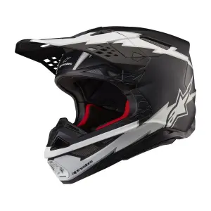 Helm Supertech M10 Ampress - Zwart, Mat, Wit - Volwassene - L - 01108355