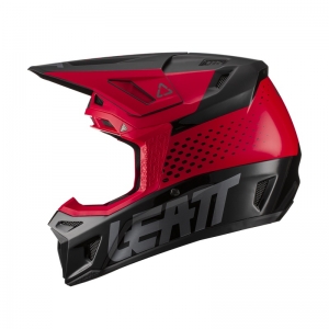 Helm- und Brillen-Set Moto 8.5 V22 ROT: Größe - M
