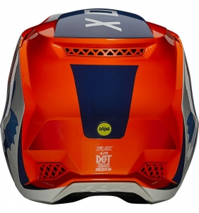 Helm V3 RS Wired [Orange Flo]: Größe - XL