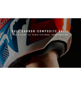 Helm V3 RS Wired [Orange Flo]: Größe - XL