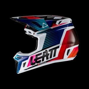 Helmet and Goggle Kit Moto 8.5 V22 ROYAL: Size - L