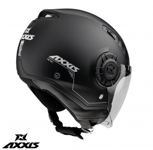 Helmet Axxis model Metro A1 matte black (open face)