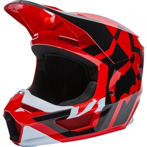 Helmet V1 Lux, ECE [Red Flo]: Size - 2X