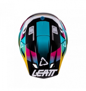 Helmsatz / Brille Moto 8.5 V22 Aqua: Größe - L