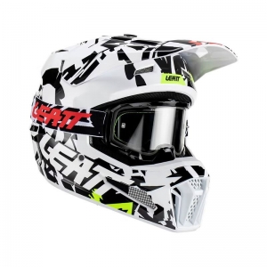Helmset Moto 3.5 V23 Zebra: Maat - L