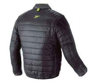 Heren motorjas Urban Seventy model SD-A5 kleur: zwart/neon groen - Softshell type - lichtgewicht