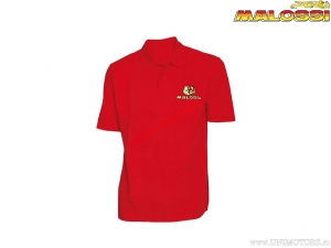 Heren polo (maat XXL) - rood - Malossi