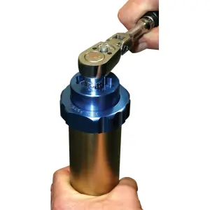 Herramienta para tapa de horquilla para Showa - Azul, anodizado - 38050119