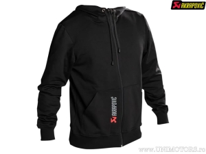 Herren Kapuzenpullover - Größe: S - Material: 100% Baumwolle - Farbe: Schwarz / Weiß / Rot - Akrapovič
