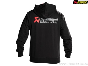 Herren Kapuzenpullover - Größe: S - Material: 100% Baumwolle - Farbe: Schwarz / Weiß / Rot - Akrapovič