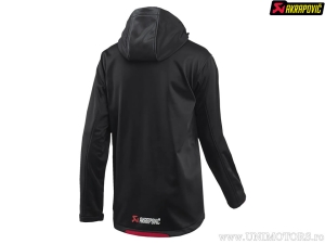 Herren Softshelljacke Corpo - Größe: 2XL - Material: 100% Polyester - Farbe: Schwarz/Rot - Akrapovič