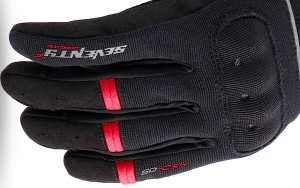 Herren Sommerhandschuhe Urban Seventy Modell SD-C54 Schwarz/Rot - Touchscreen-Finger