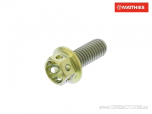 Hexagonális csavar Pro Bolt M5 x 0,80 x 12 mm titán Racing arany - JM
